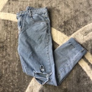 Shein size 4 high waisted baggy style